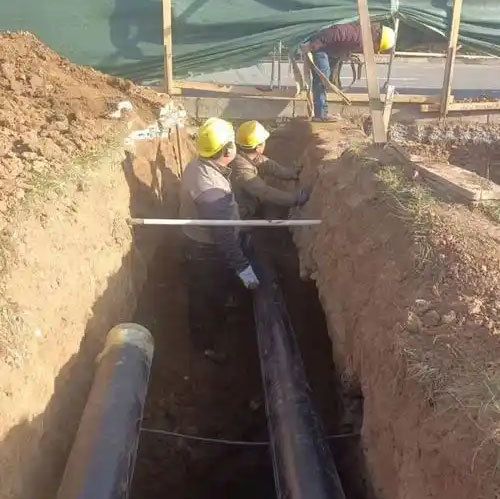 新华过公路拉管